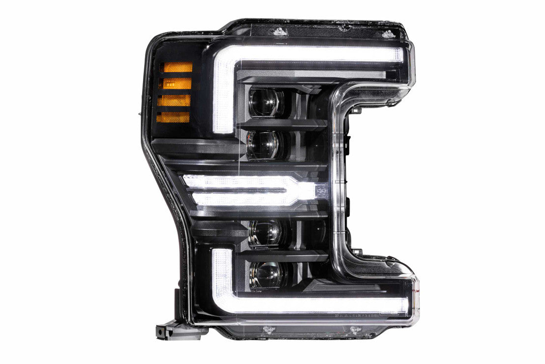 Morimoto LF503.2-ASM. FORD SUPER DUTY (17-19): XB LED HEADLIGHTS (GEN 2 White LED DRL's)