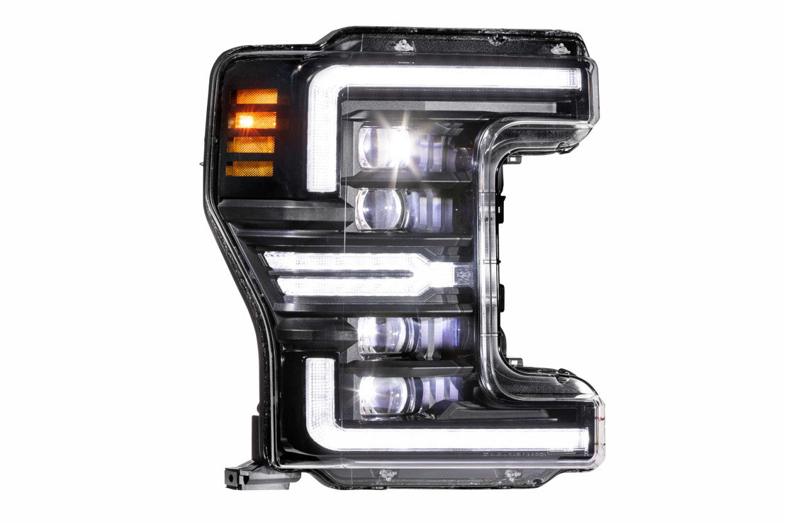 Morimoto LF503.2-ASM. FORD SUPER DUTY (17-19): XB LED HEADLIGHTS (GEN 2 White LED DRL's)