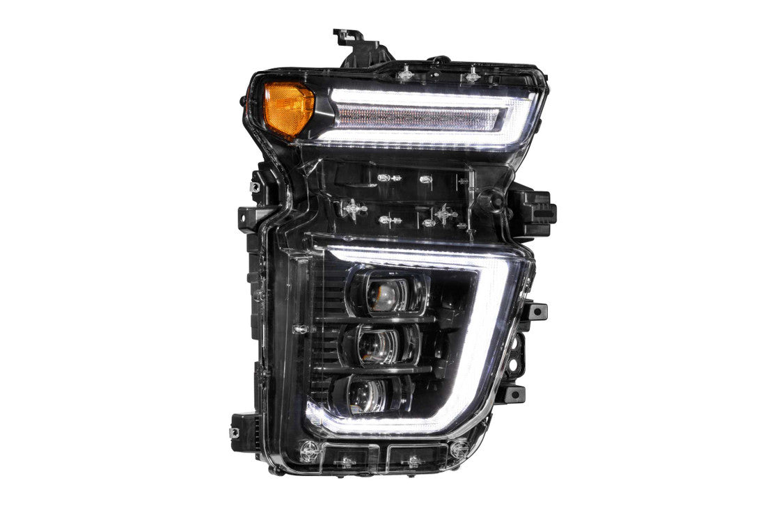Morimoto LF547. CHEVROLET SILVERADO HD (20+): XB LED HEADLIGHTS(White LED DRL)