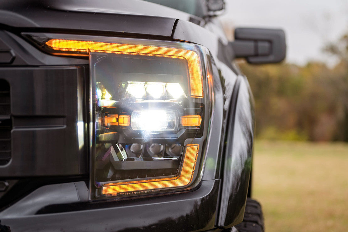 Morimoto LF498-A. FORD F-150 (21+): XB LED HEADLIGHTS.(Amber DRL LED's)