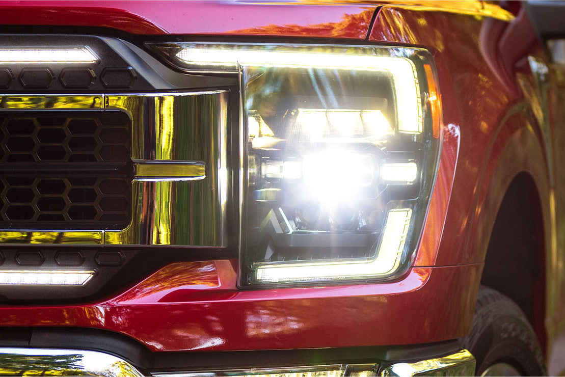 Morimoto LF498. FORD F-150 (21+): XB LED HEADLIGHTS. (White LED DRL's)