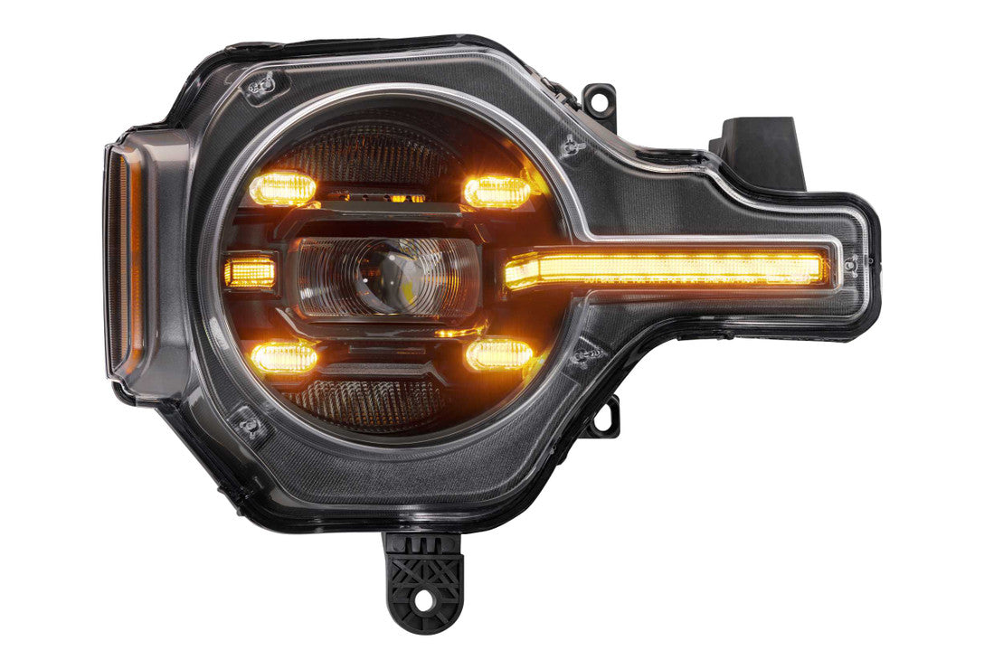 Morimoto LF497-A. FORD BRONCO (21+): XB LED HEADLIGHTS. (Amber LED DRL's)