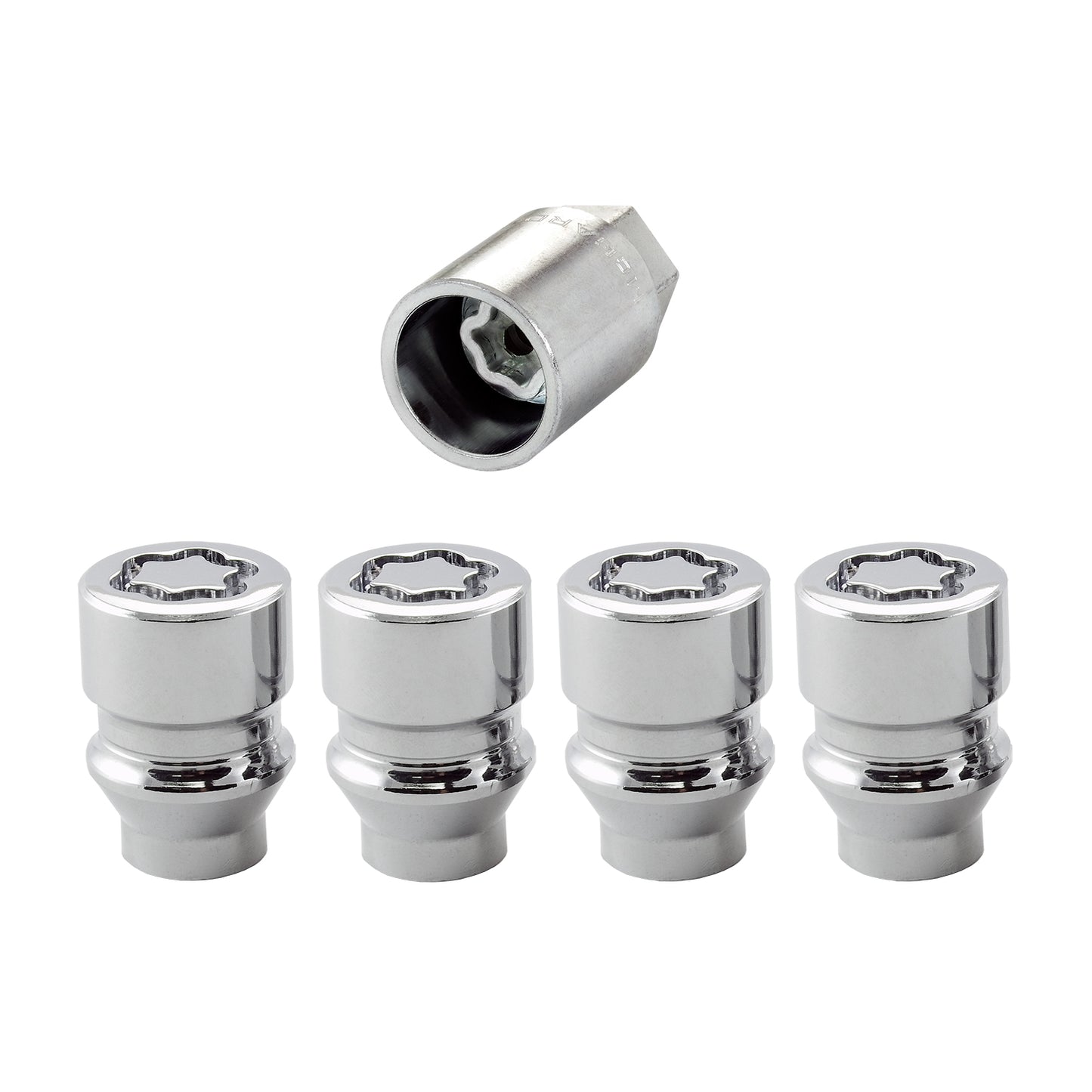 McGard 24022. Chrome Ultra and E.T. Wheel Lock Set (M12 x 1.5 Thread Size)