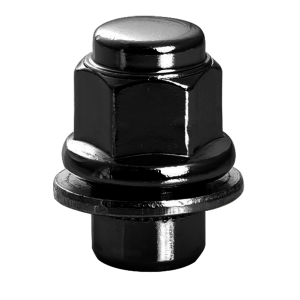 OEM Style Nissan/Infiniti Black Lug Nuts. 21mm Hex