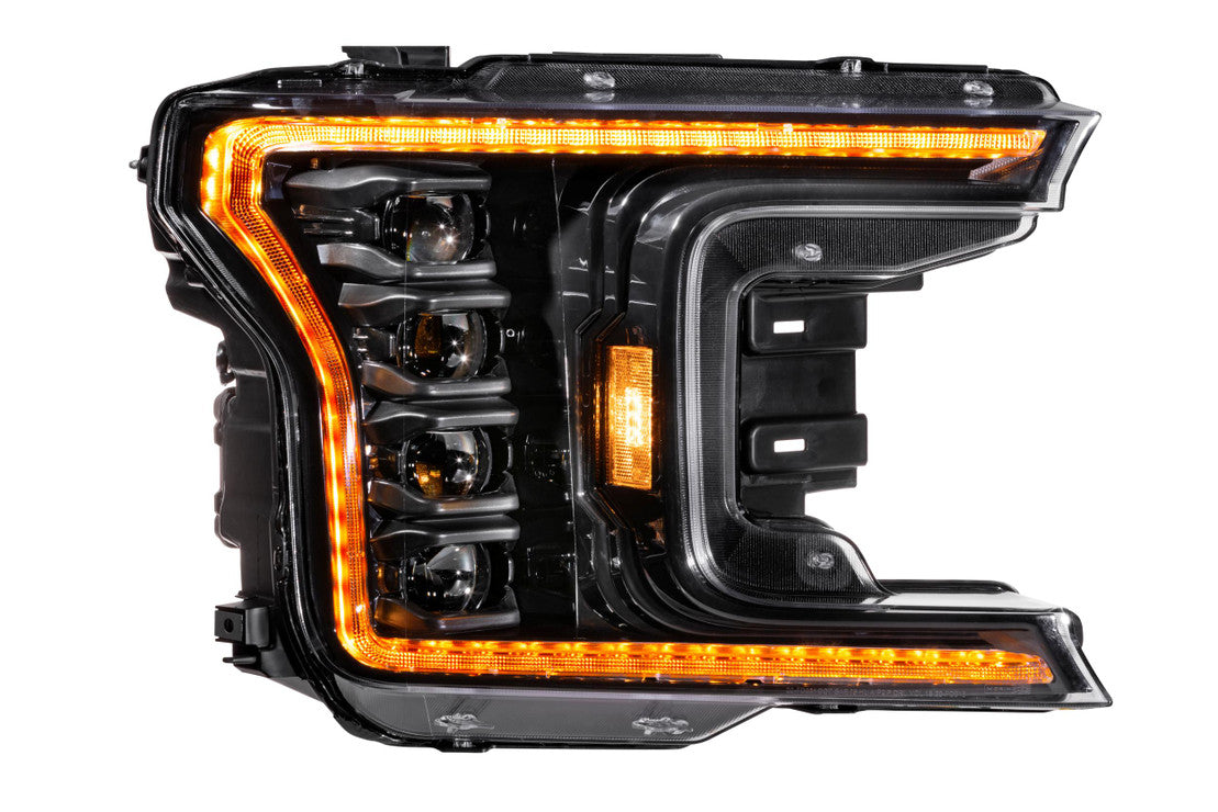 Morimoto LF501.2-A-ASM. FORD F-150 (18-20): XB LED HEADLIGHTS(Amber LED DRL's)