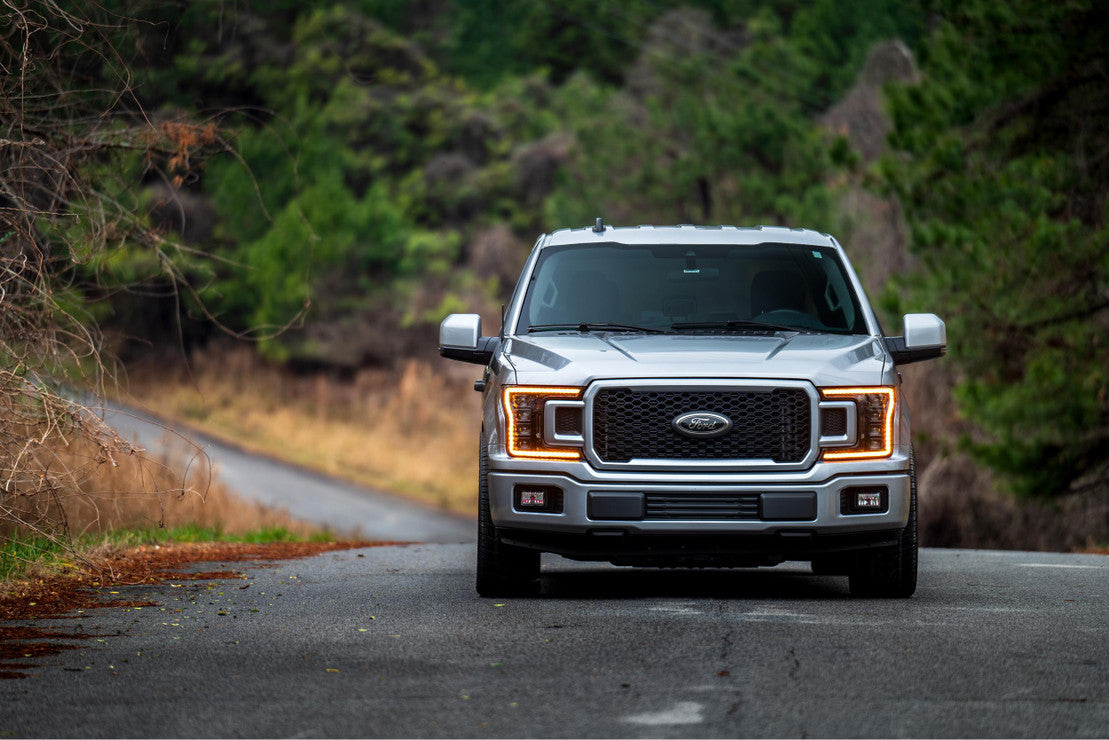 Morimoto LF501.2-A-ASM. FORD F-150 (18-20): XB LED HEADLIGHTS(Amber LED DRL's)