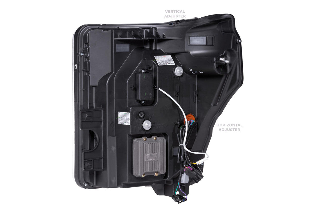 Morimoto LF505-A-ASM. FORD SUPER DUTY (11-16): XB LED HEADLIGHTS(Amber LED DRL's)