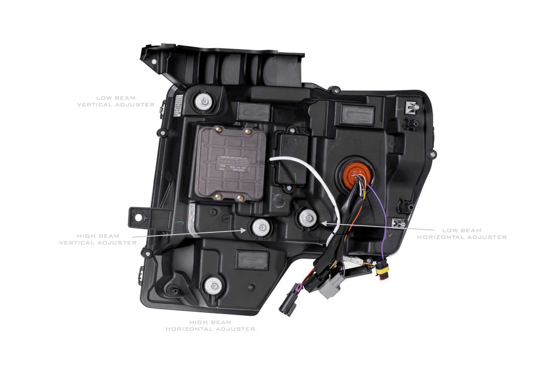 Morimoto LF506-A-ASM. FORD F-150/RAPTOR (09-14): XB LED HEADLIGHTS. (Amber LED DRL's)