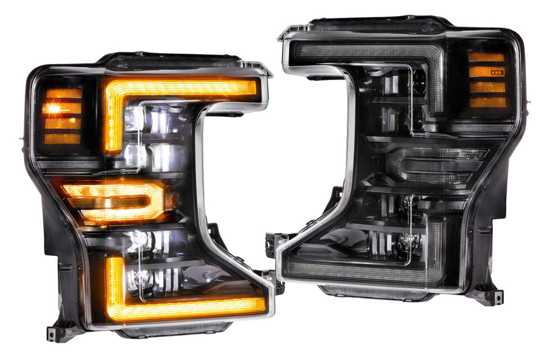 Morimoto LF508-A. FORD SUPER DUTY (20-22): XB LED HEADLIGHTS (Amber LED DRL)