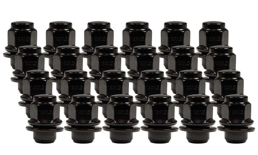 OEM STYLE TOYOTA/LEXUS Black Lug Nuts 21mm HEX