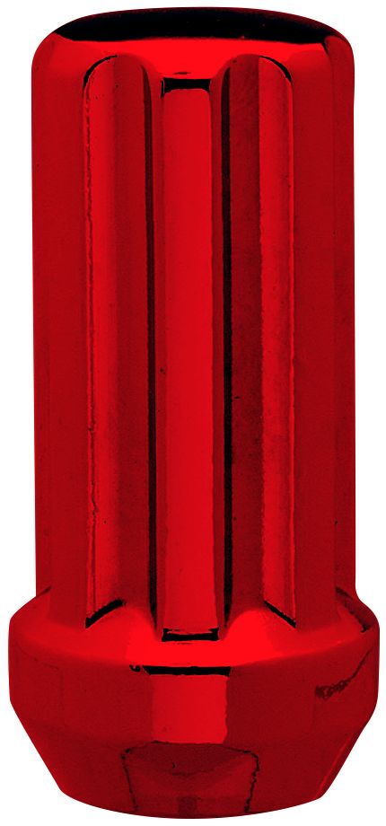 Large Red Spline Drive Lug Nuts with Key.