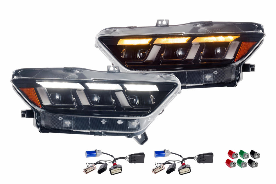 MORIMOTO LF2-410. Ford Mustang(15-17)/GT350(15-20)/GT500(20-22) (15-17) XB LED Headlights (GEN II)