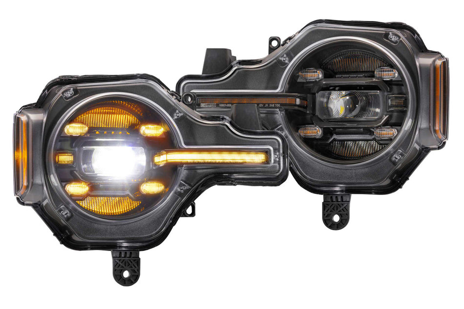 Morimoto LF497-A. FORD BRONCO (21+): XB LED HEADLIGHTS. (Amber LED DRL's)