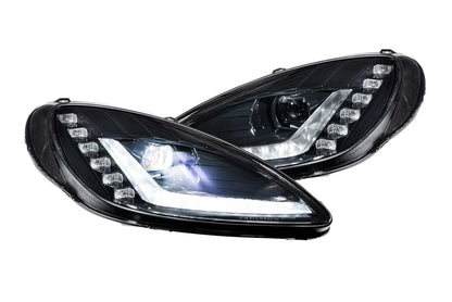 Morimoto LF460.2. CHEVROLET CORVETTE (05-13): XB LED HEADLIGHTS(White LED DRL)