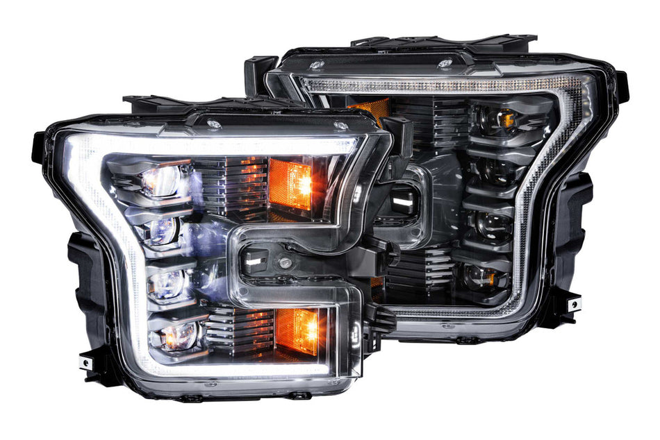 Morimoto LF502.2-ASM. FORD RAPTOR (16-19) and F-150 (15-17): XB LED HEADLIGHTS(White LED DRL's)