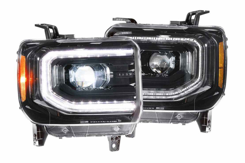 Morimoto LF544. GMC SIERRA 1500 (14-18) and SIERRA HD (15-19): XB LED HEADLIGHTS(White LED DRL)