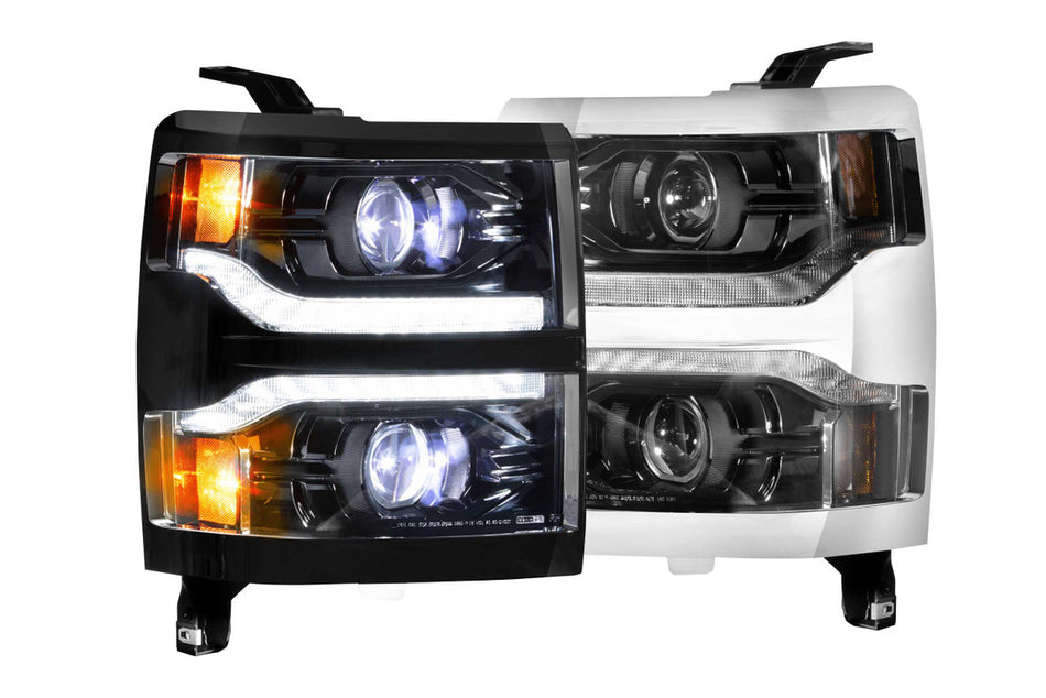 Morimoto LF543. CHEVROLET SILVERADO 1500 (14-15): XB LED HEADLIGHTS(White LED DRL)