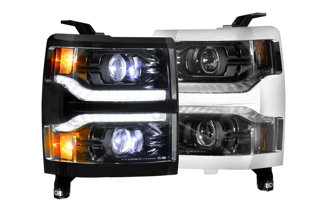 Morimoto LF543. CHEVROLET SILVERADO 1500 (14-15): XB LED HEADLIGHTS(White LED DRL)