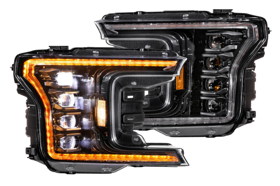 Morimoto LF501.2-A-ASM. FORD F-150 (18-20): XB LED HEADLIGHTS(Amber LED DRL's)