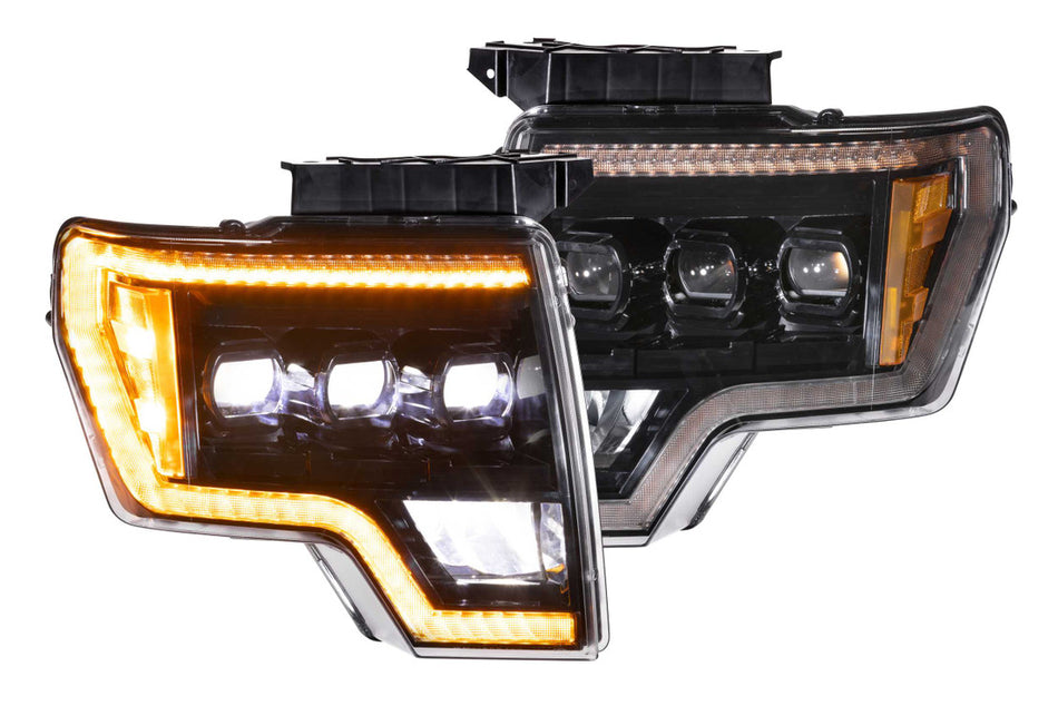 Morimoto LF506-A-ASM. FORD F-150/RAPTOR (09-14): XB LED HEADLIGHTS. (Amber LED DRL's)