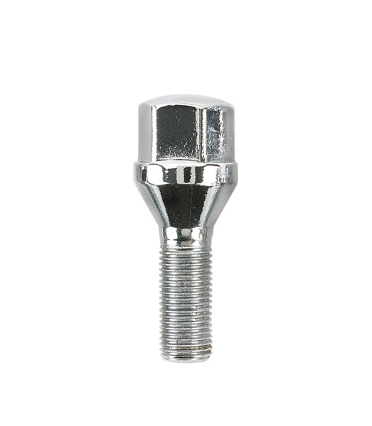 Chrome Cone Seat Lug Bolts. 17mm Hex