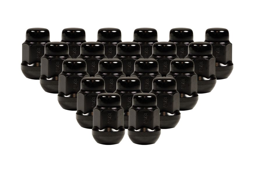 OEM Style Honda/Acura Black Radius Lug Nut 19mm Hex