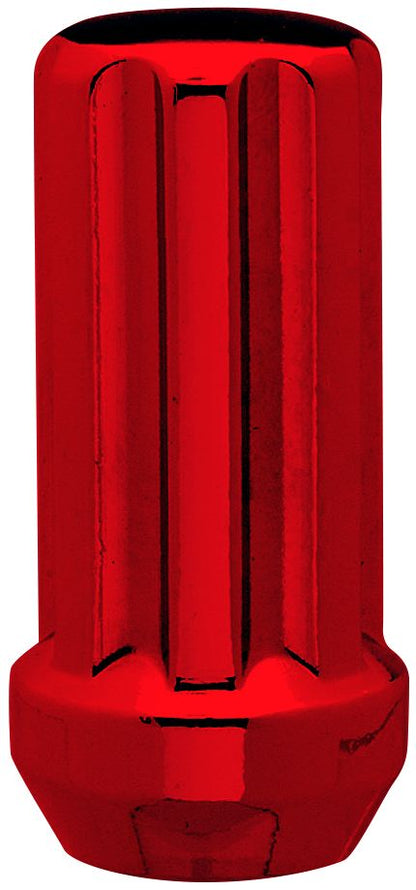 Large Red Spline Drive Lug Nuts with Key.