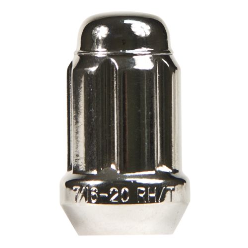 Small Chrome Spline Drive Lug Nuts with Key