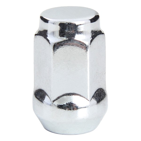 Chrome Cone Seat Nuts. 21mm Hex. 12x1.50mm