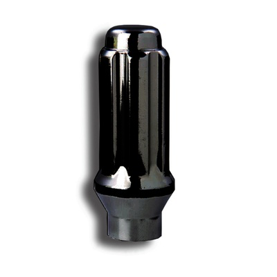 Small Diameter Shank ET(Extra Thread) Large Black Spline Drive Lug Nuts with Key. 14x1.50 ONLY