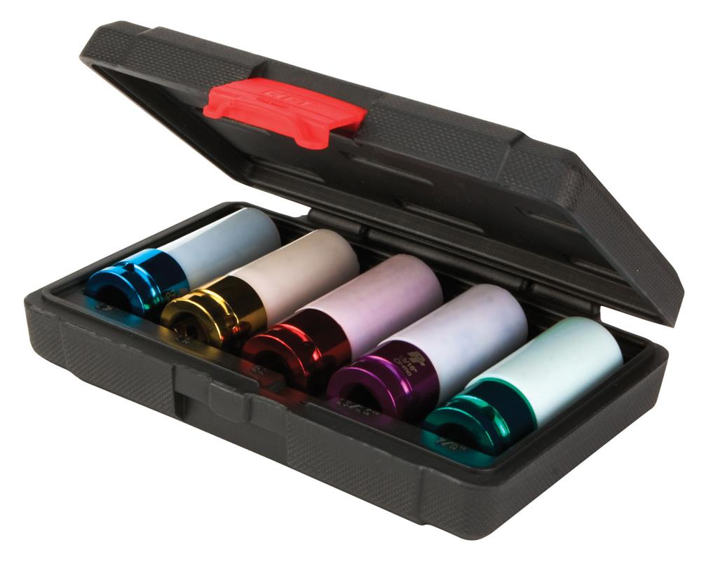 Socket Soft Shell Kit Buy 5 Piece Ultra Thin Socket Set - Canadian Lug Nuts – Canadian Lug ...
